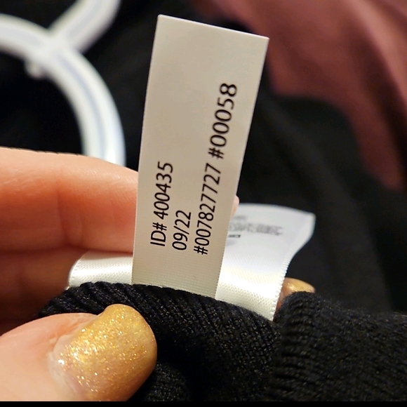 Express Black Scalloped Neck & Hem Sleeveless Knit Sweater Dress - Size M - Picture 9 of 11